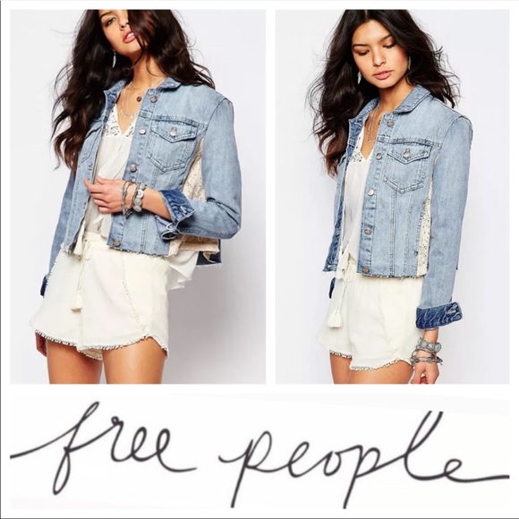 Free People Jackets & Blazers - 🦋EUC Free People Denim Jacket
